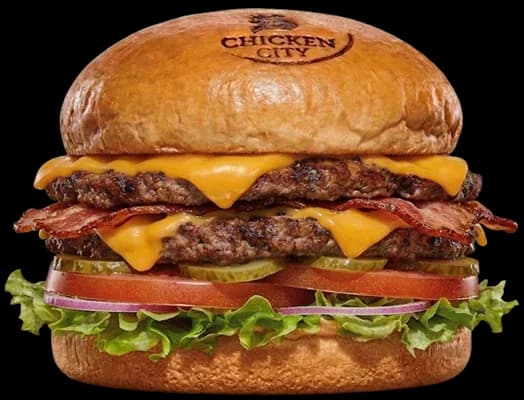 NOS BURGERS SERVIS AVEC FRITES